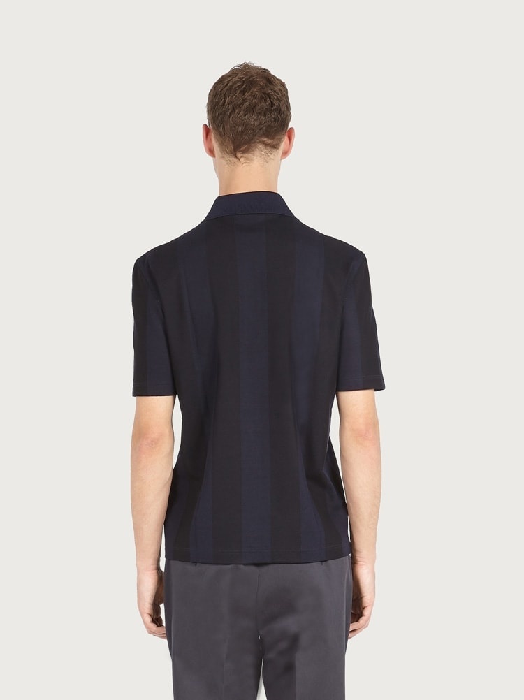 DUAL TONE STRIPED POLO - 3