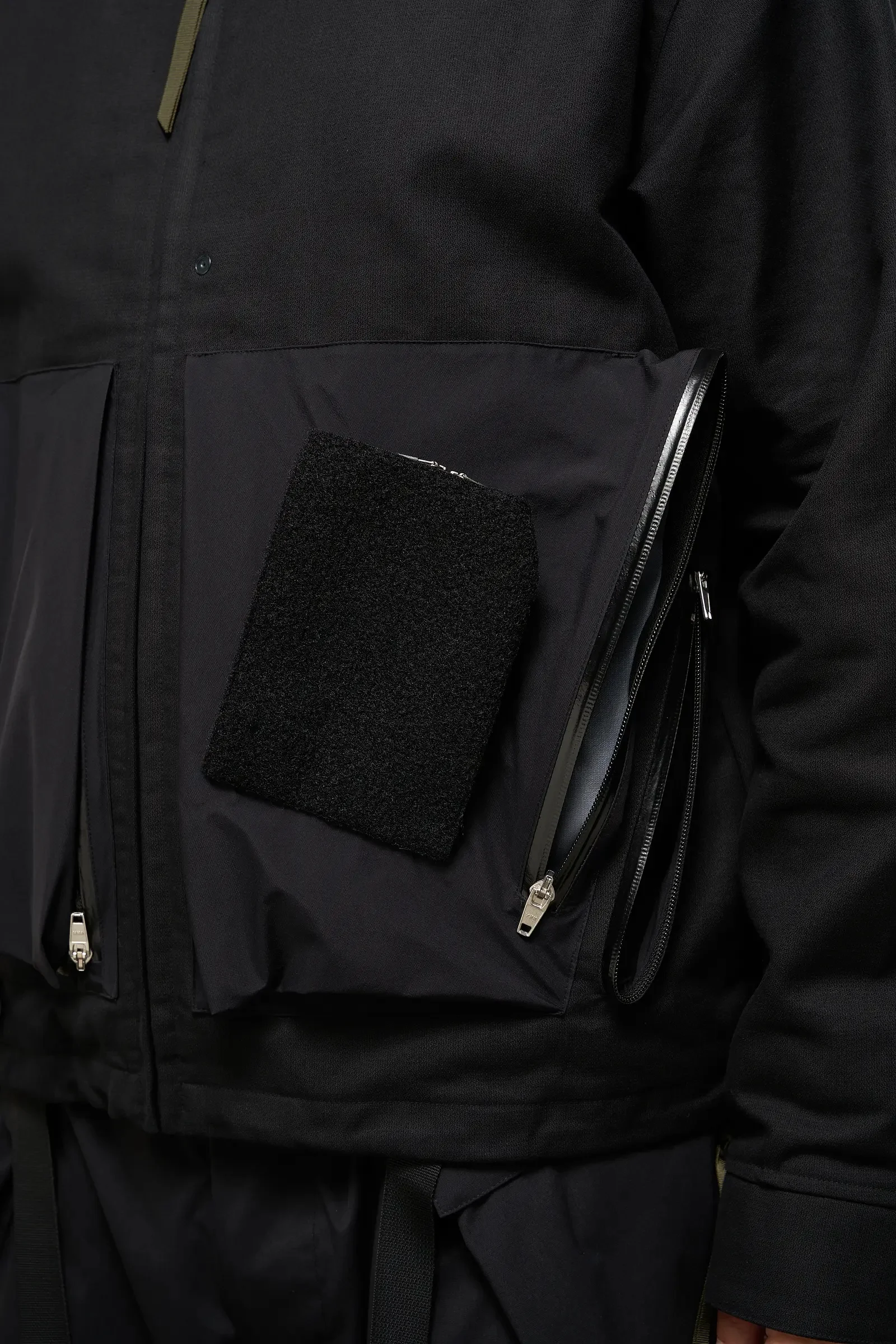 ACRONYM J121A-KI Cotton Jacket Black - J121A-KI_SS25 | REVERSIBLE