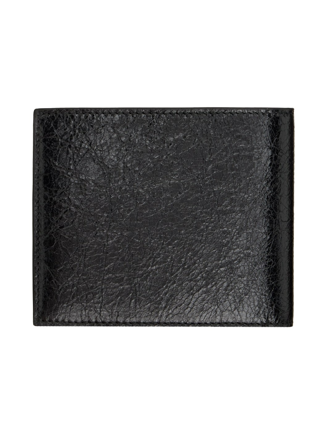 Black Monaco Square Folded Wallet - 2