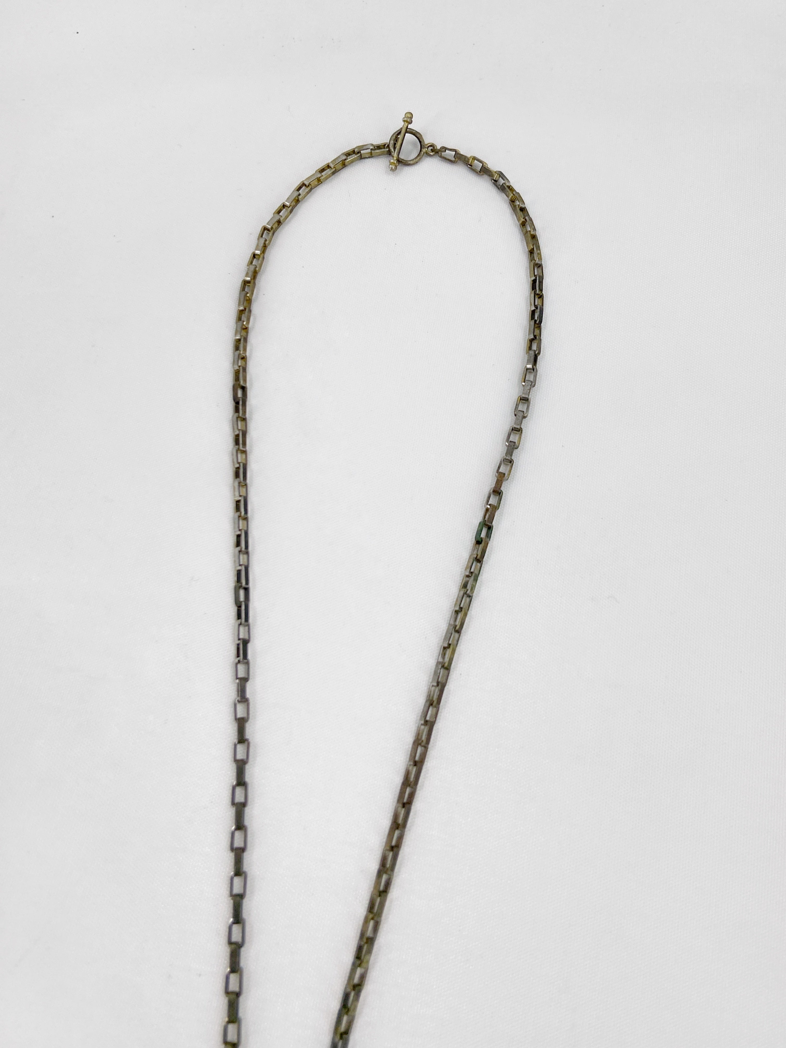 Jean Paul Gaultier 90S Sample Praying Deer Cross Long Necklace - 12