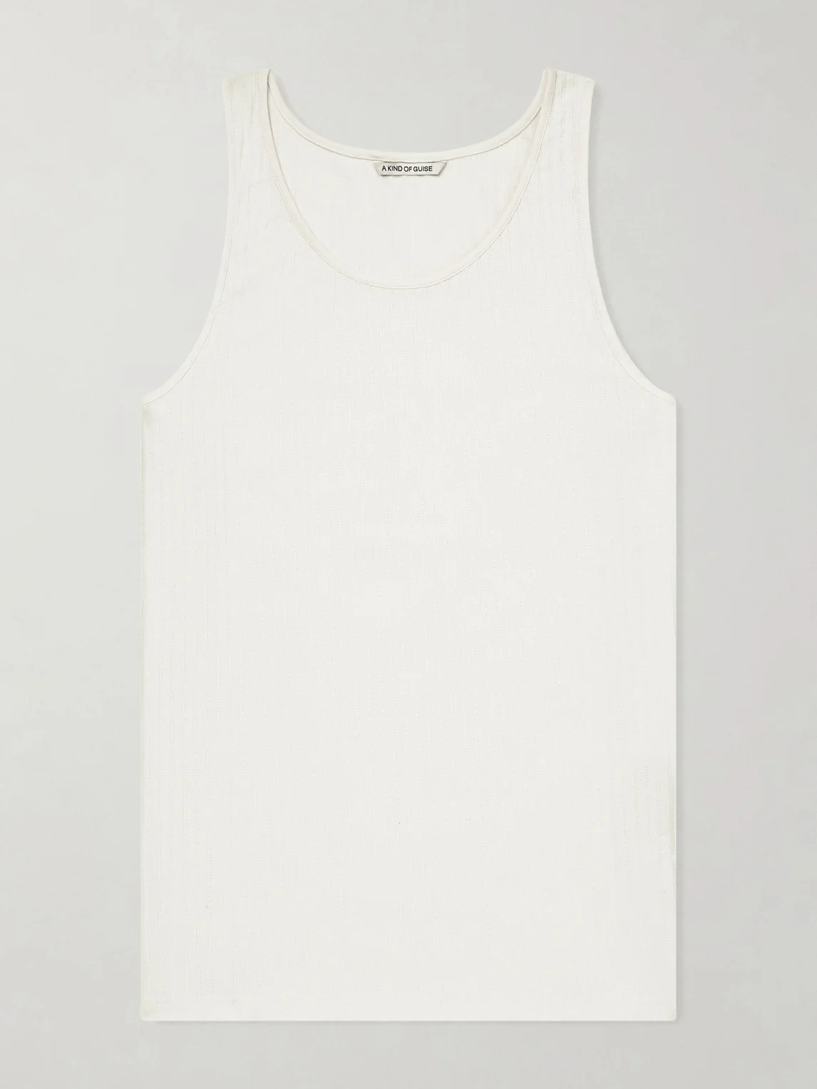 Tomaso Ribbed Stretch-Cotton Jersey Tank Top - 1