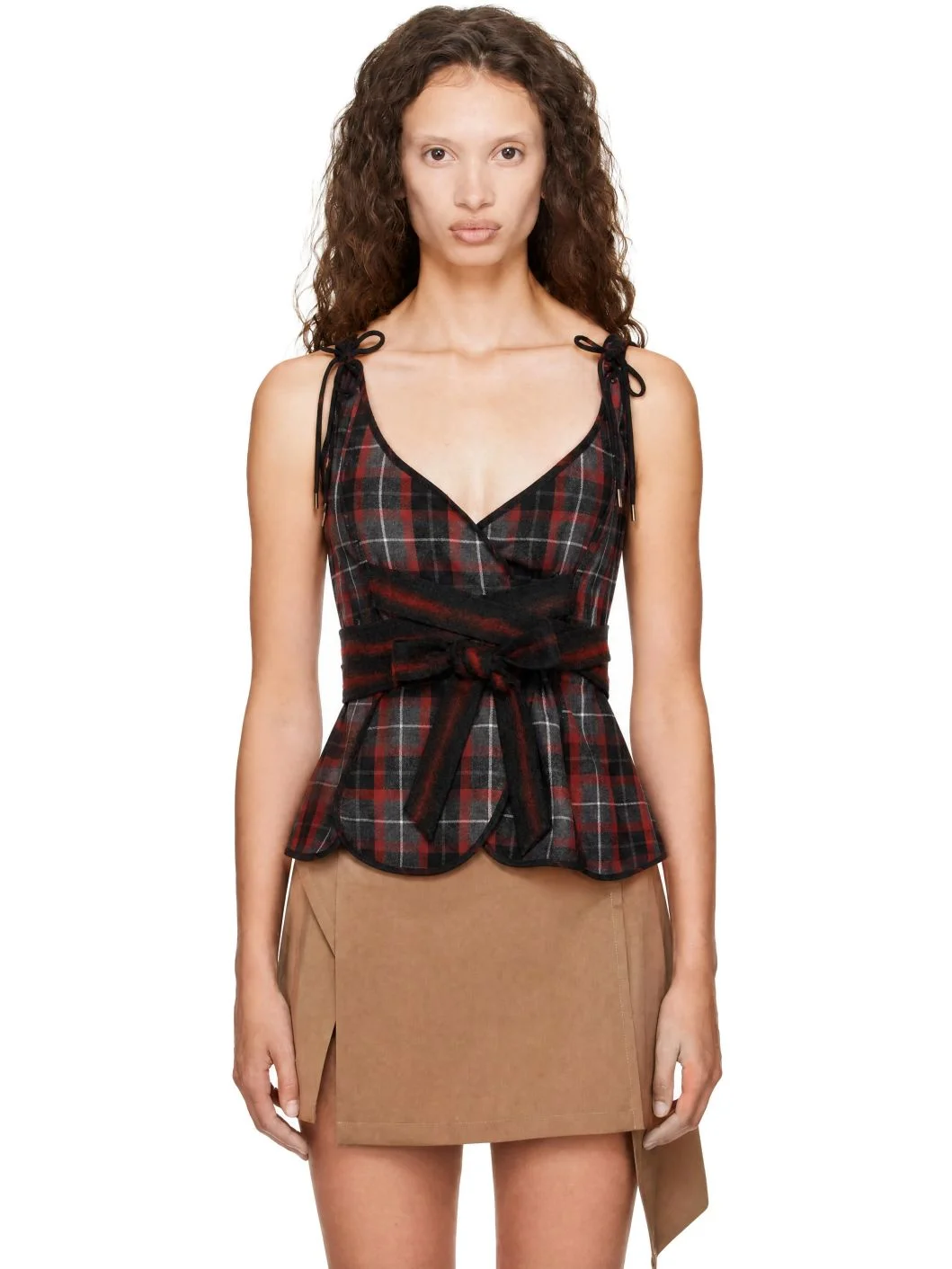 Gray & Red Roxy Top - 1