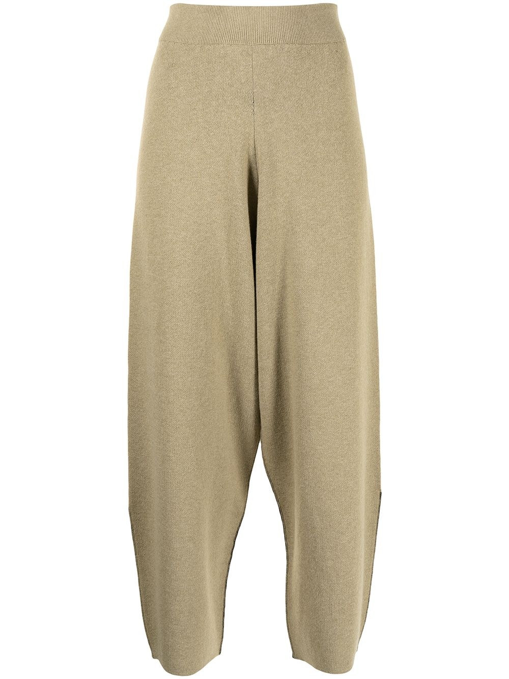 tapered cropped trousers - 1