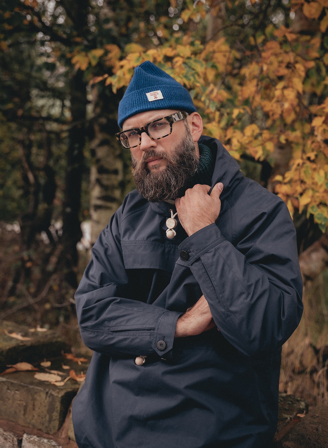 Morshead Smock in Navy - 3