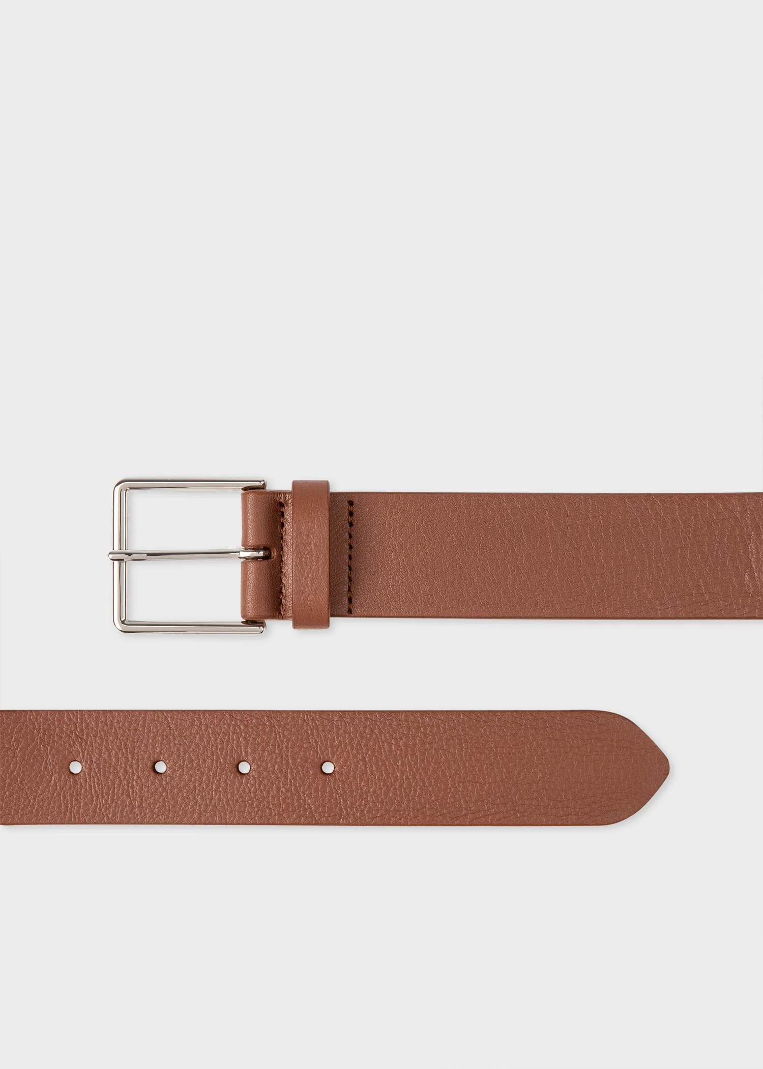 'Signature Stripe' Leather Belt - 1