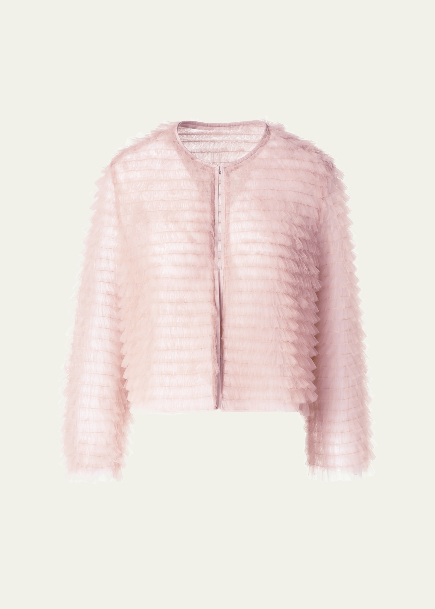 Alida Ruffle Tulle Jacket - 1