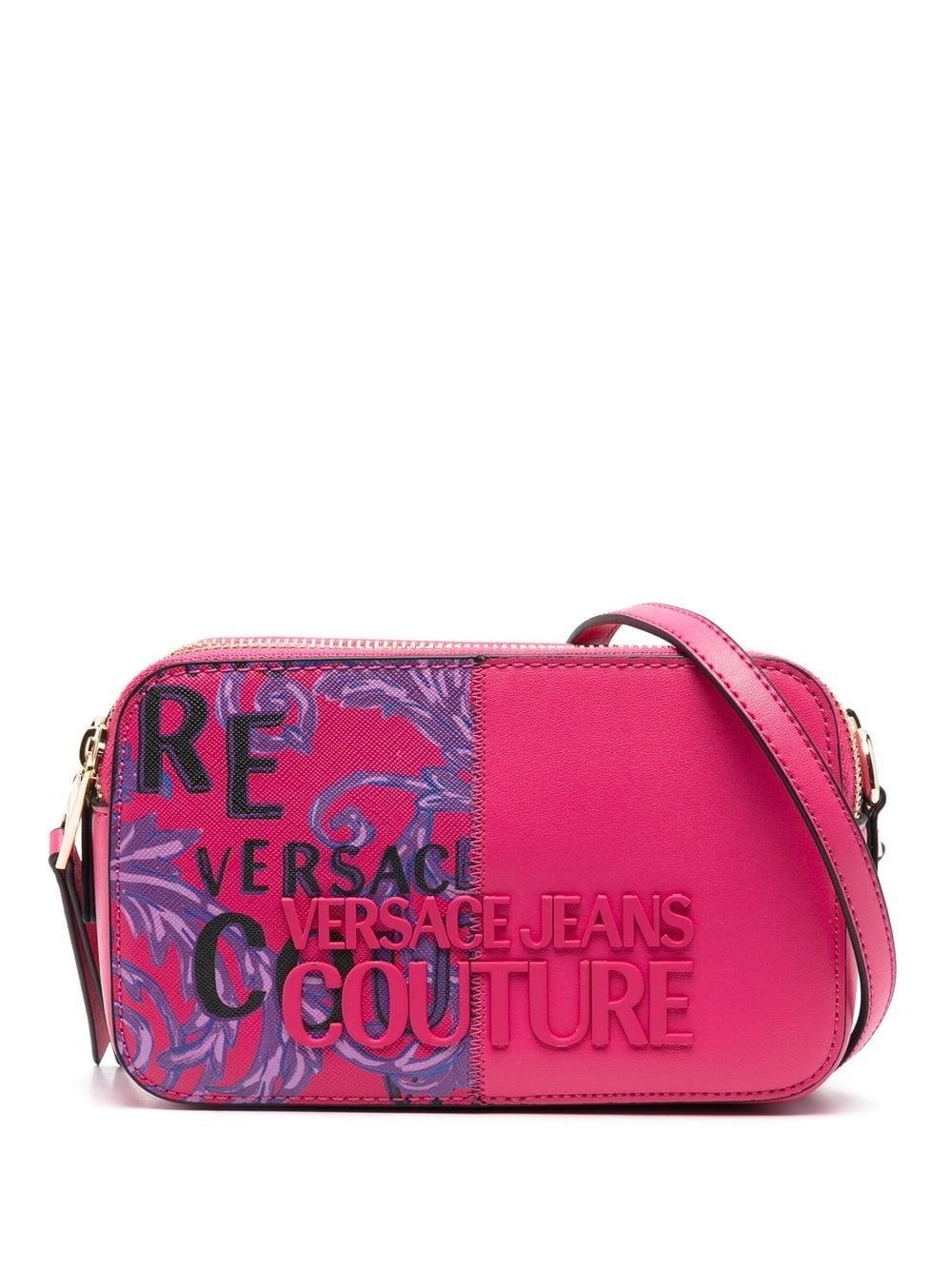 logo-print shoulder bag - 1