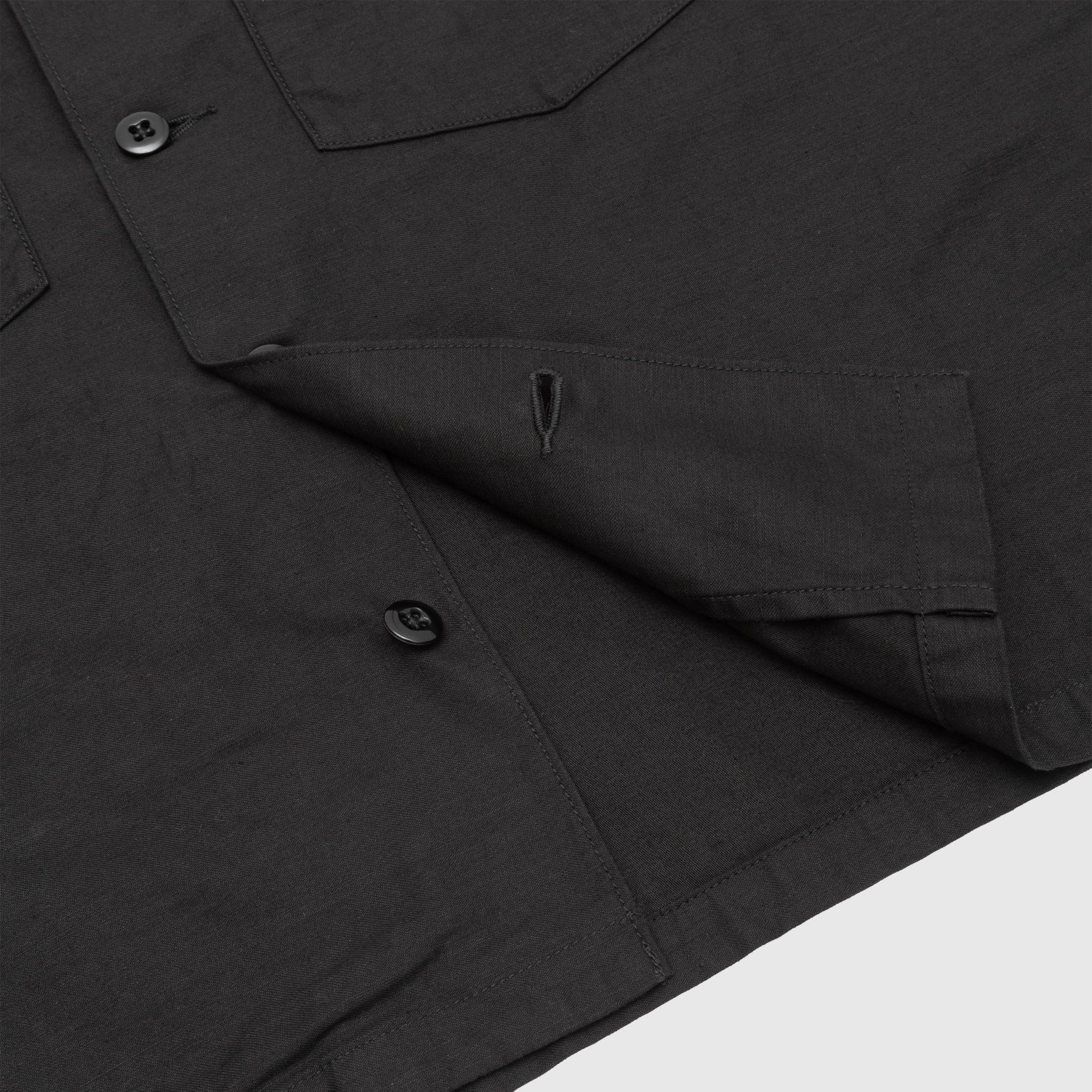 BACK SATEEN S/S FATIGUE SHIRT - 4