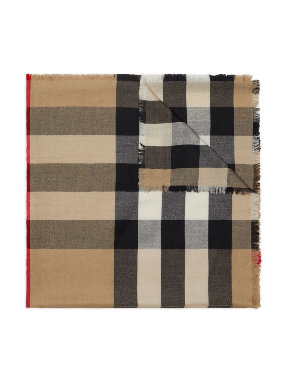 House Check cashmere scarf - 2