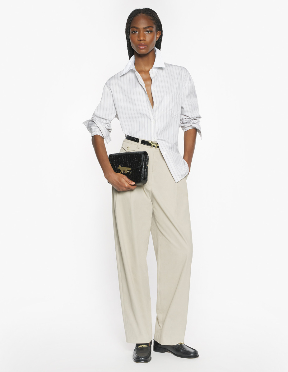 MAISON KITSUNE HANDWRITING BOYFRIEND SHIRT - 2
