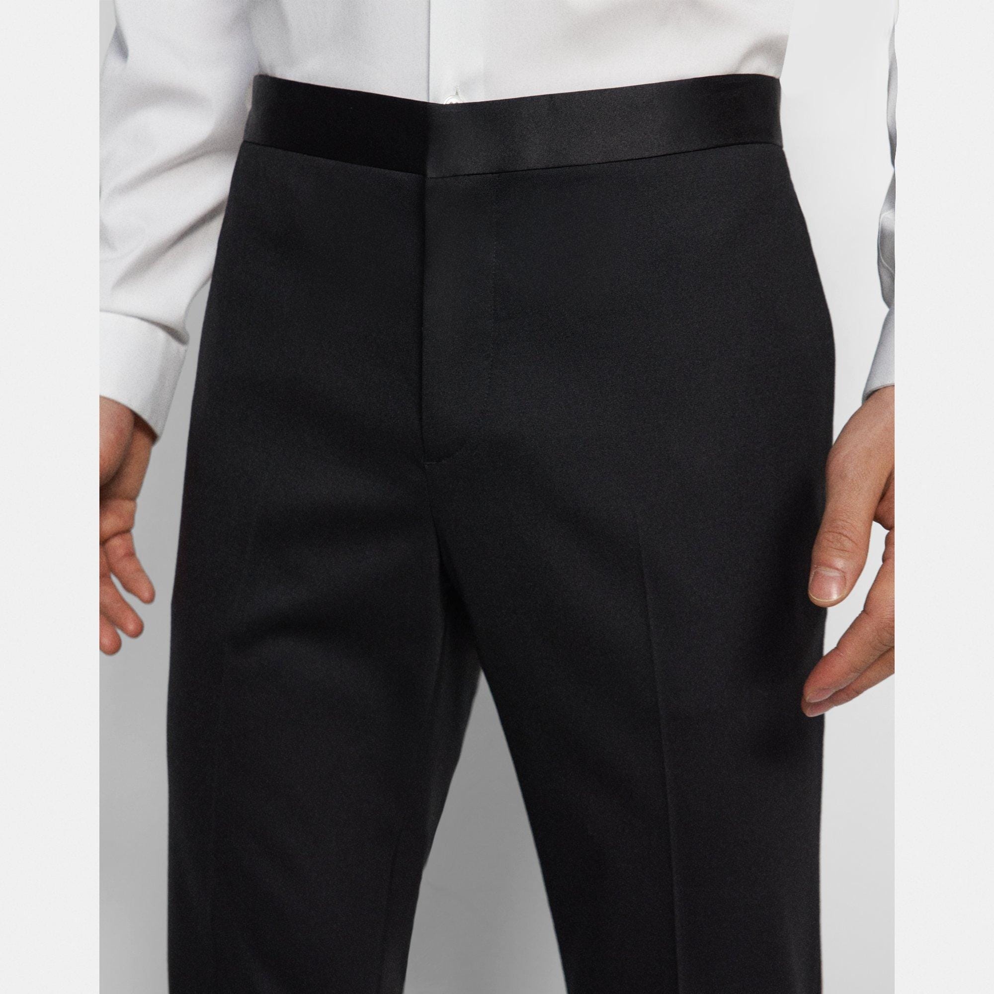 Mayer Tuxedo Pant in Stretch Wool - 4