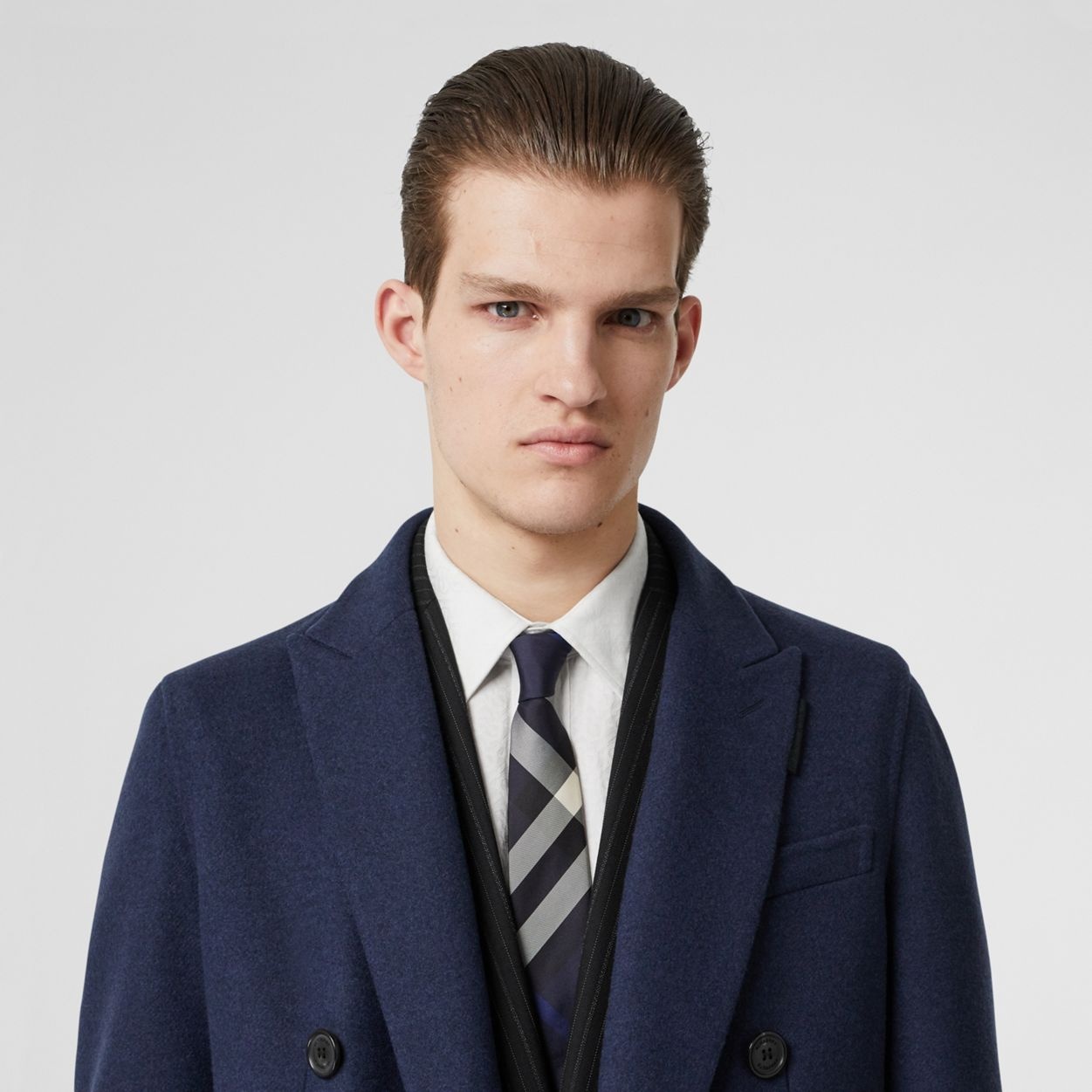 Classic Cut Check Silk Tie - 3