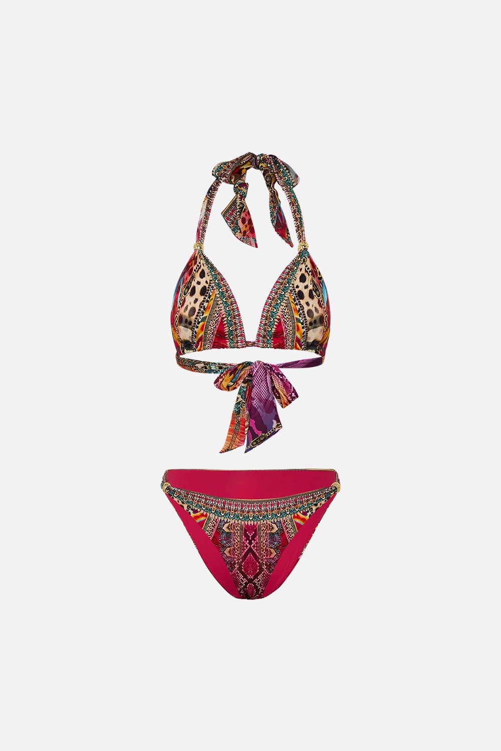 SOFT TIE BIKINI WITH TRIM - 1