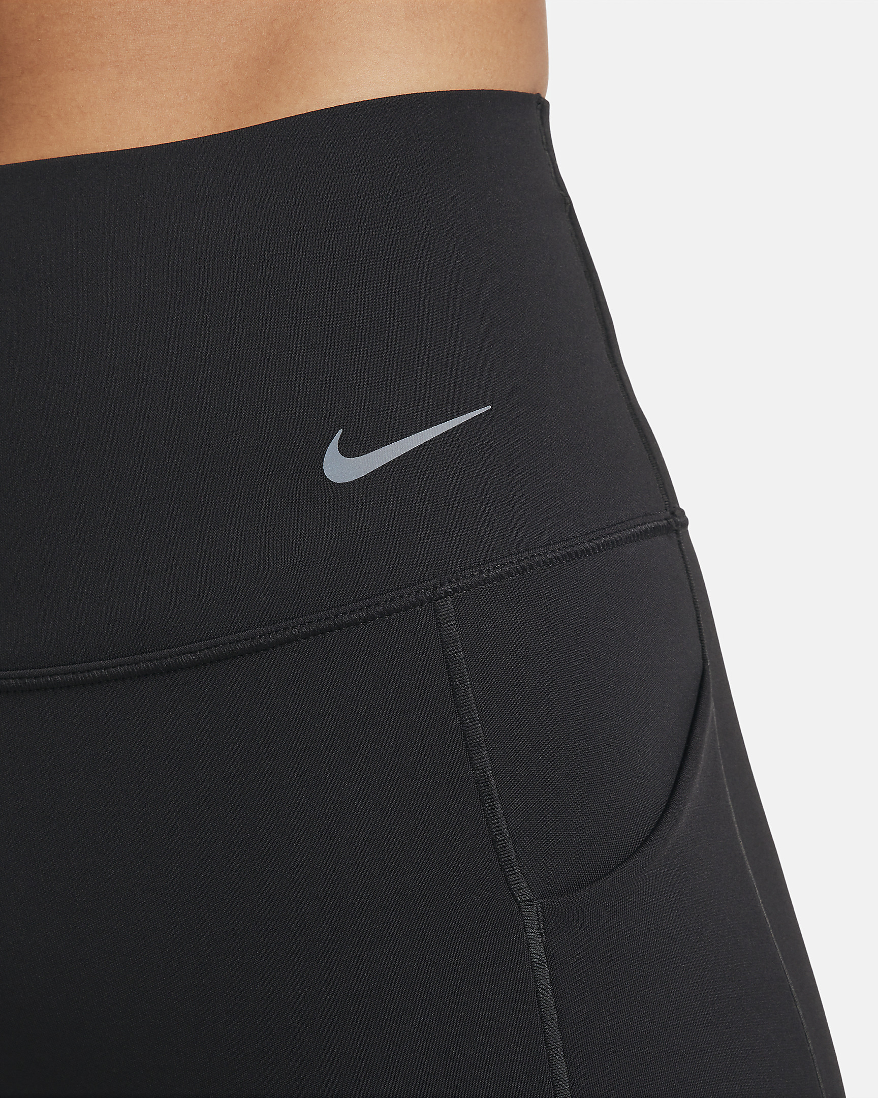 Nike Universa Women's Medium-Support High-Waisted 5" Biker Shorts with Pockets - 5