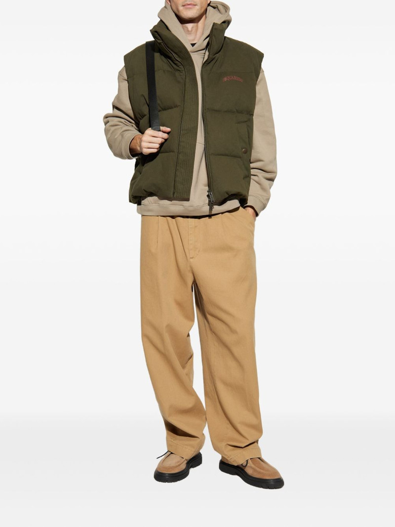 DSQUARED2 quilted logo vest outlook
