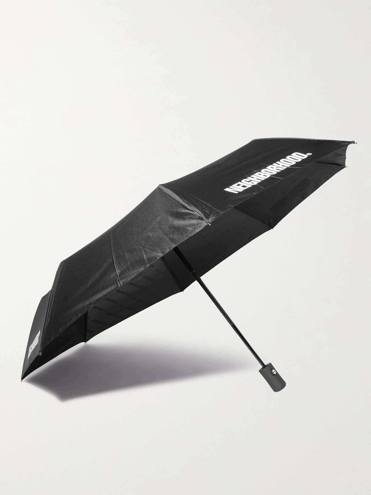 Logo-Print Fold-Up Umbrella - 1