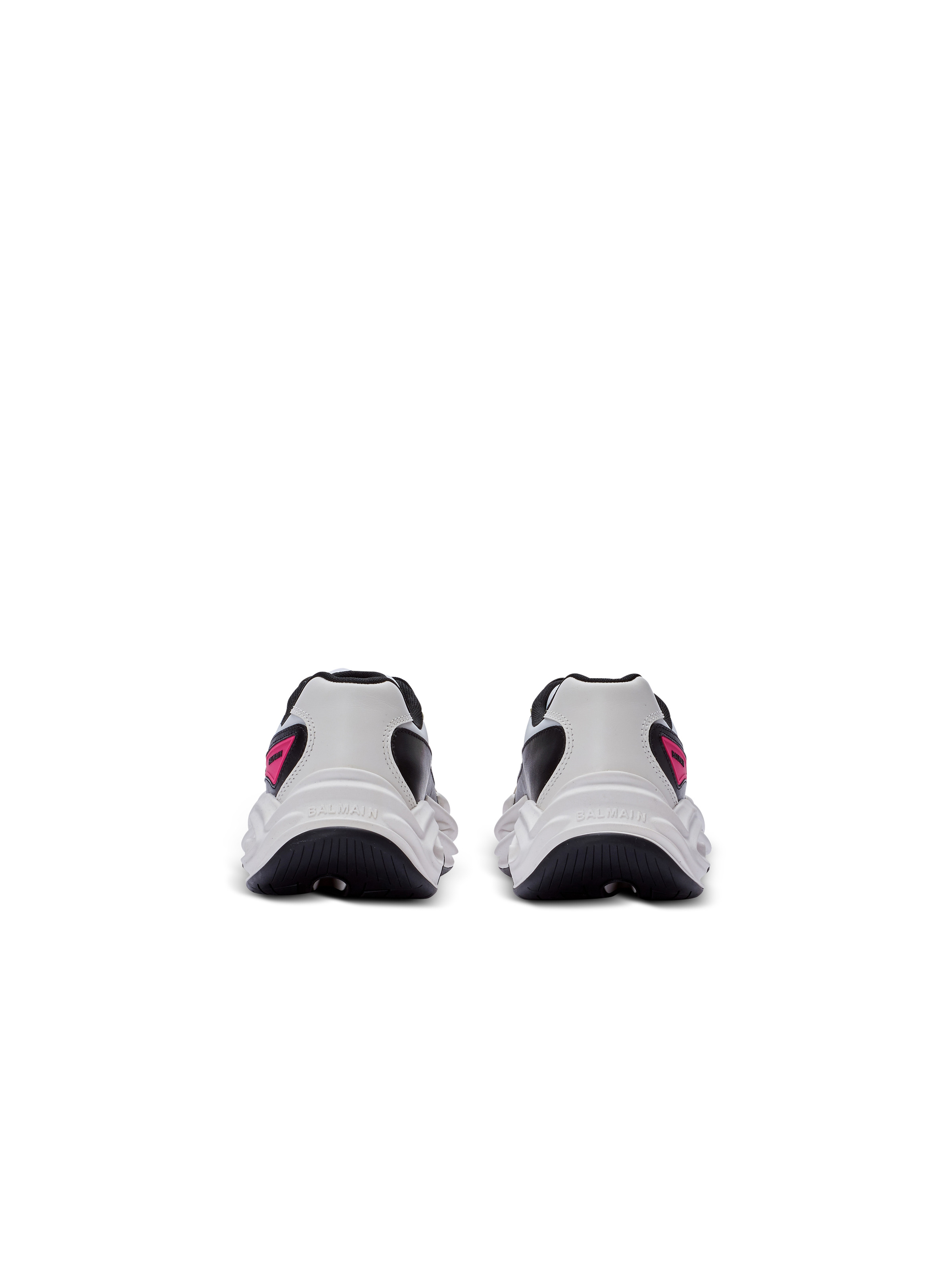 Run-Row leather and nylon trainers - 5