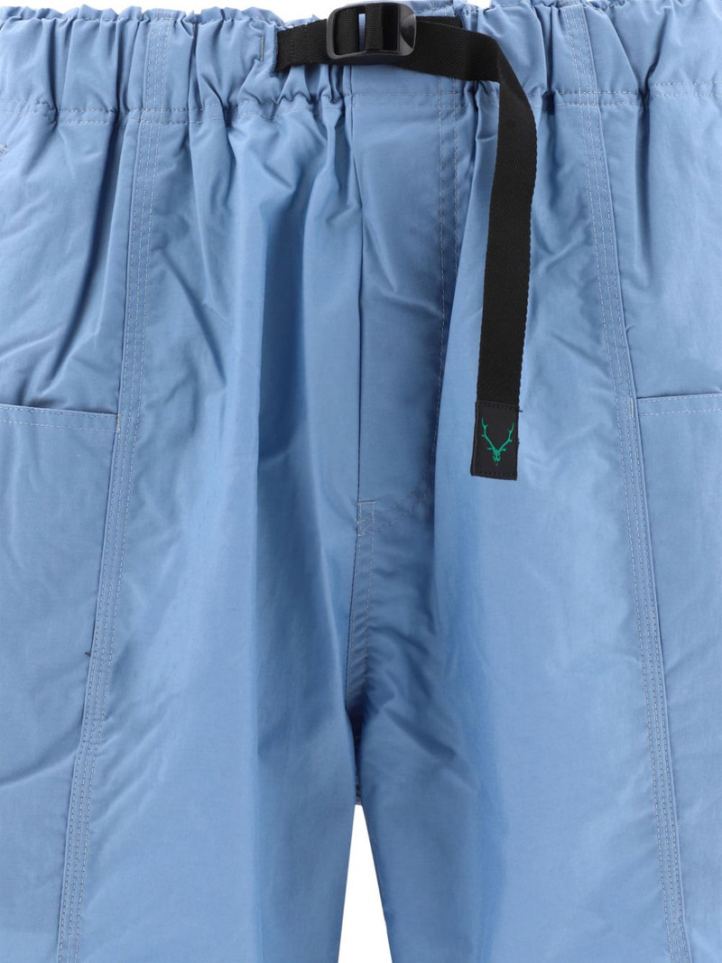 belted patch-pocket shorts 3