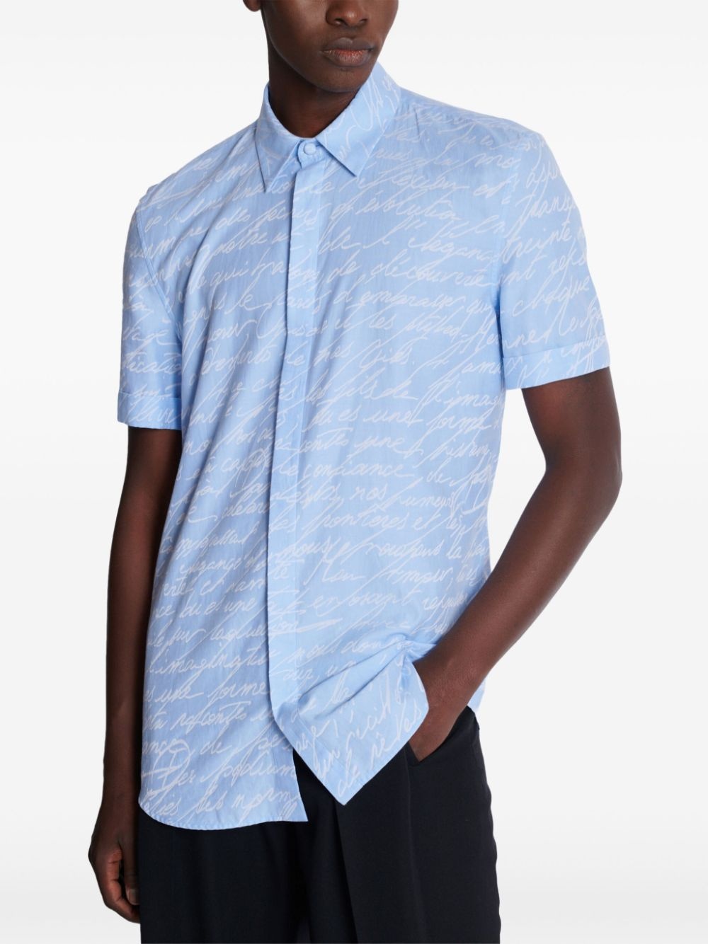 Love Letter-jacquard shirt - 6