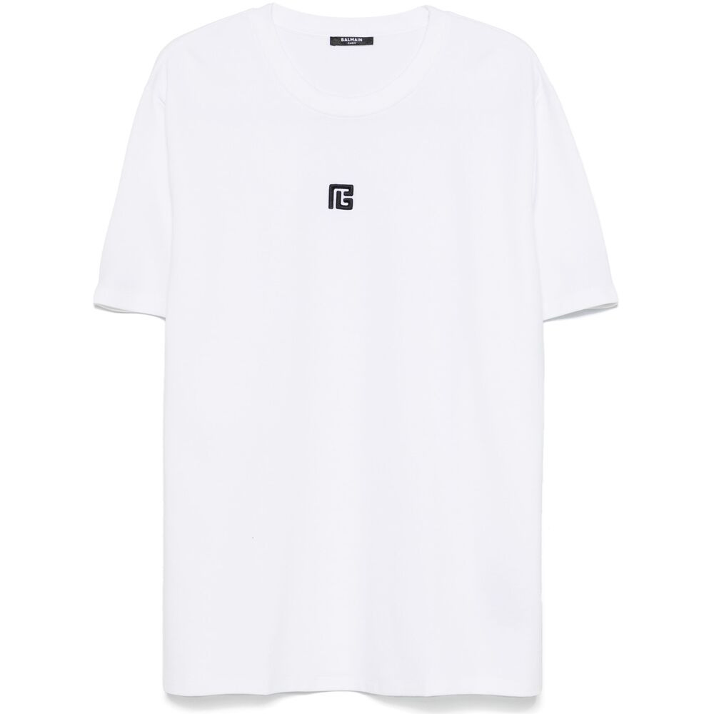 Balmain White T-Shirts & Vests - T-Shirts Men - 1