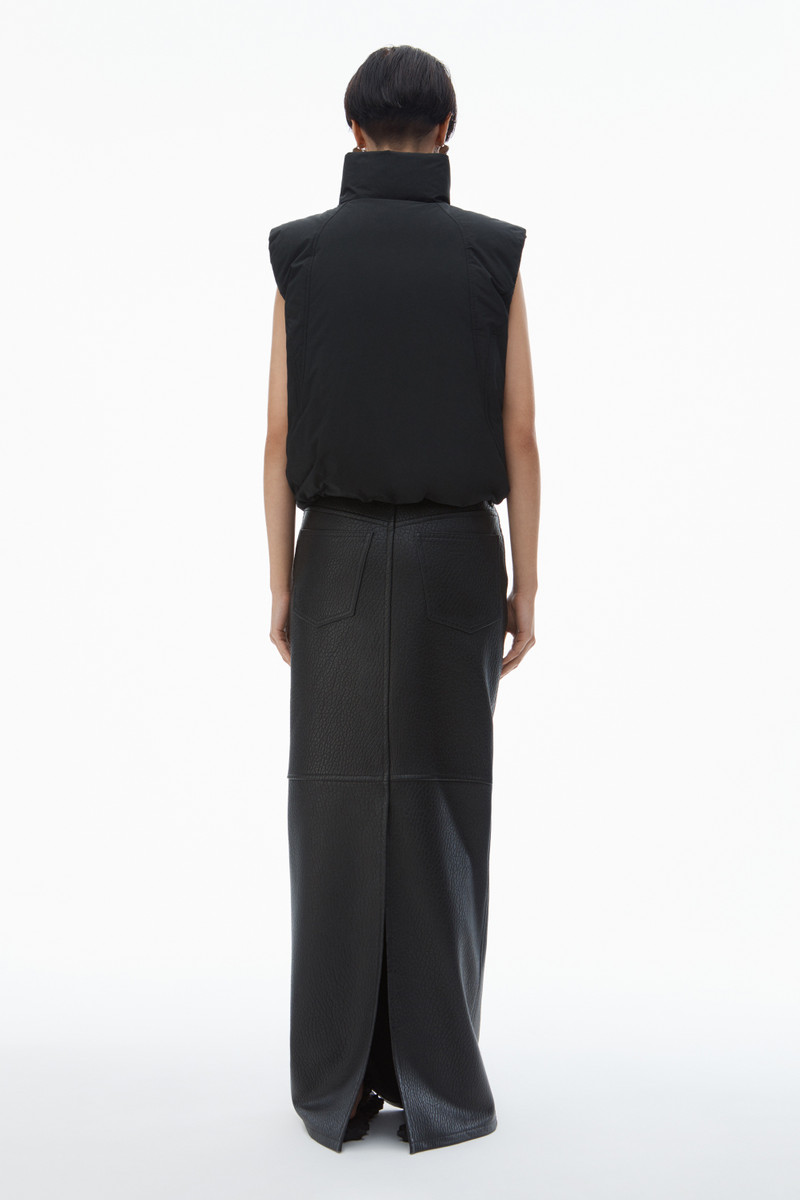 Puffer Vest with Logo Patch 5