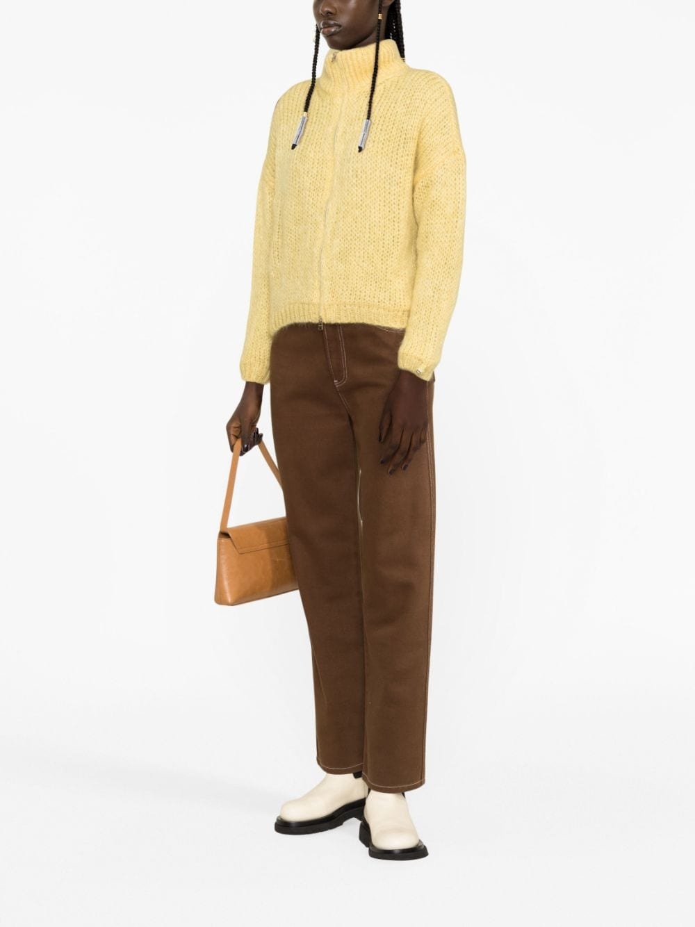 mohair-blend cardigan - 3