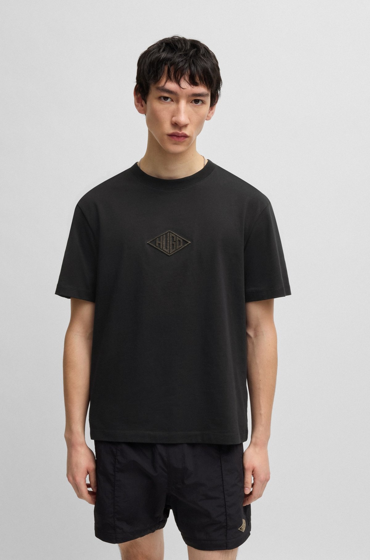 RELAXED-FIT T-SHIRT IN COTTON WITH EMBROIDERED LOGO - 2