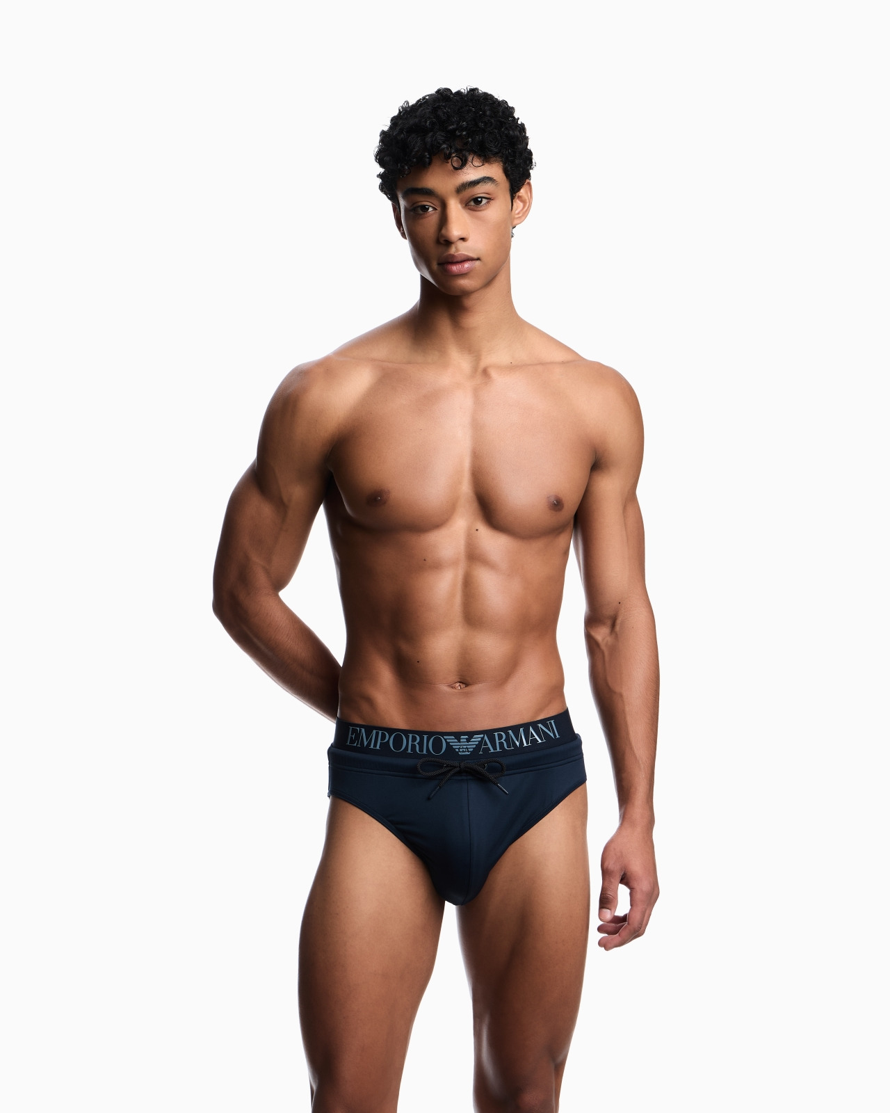 ASV LOGOBAND RECYCLED MICROFIBRE SWIM BRIEFS - 2