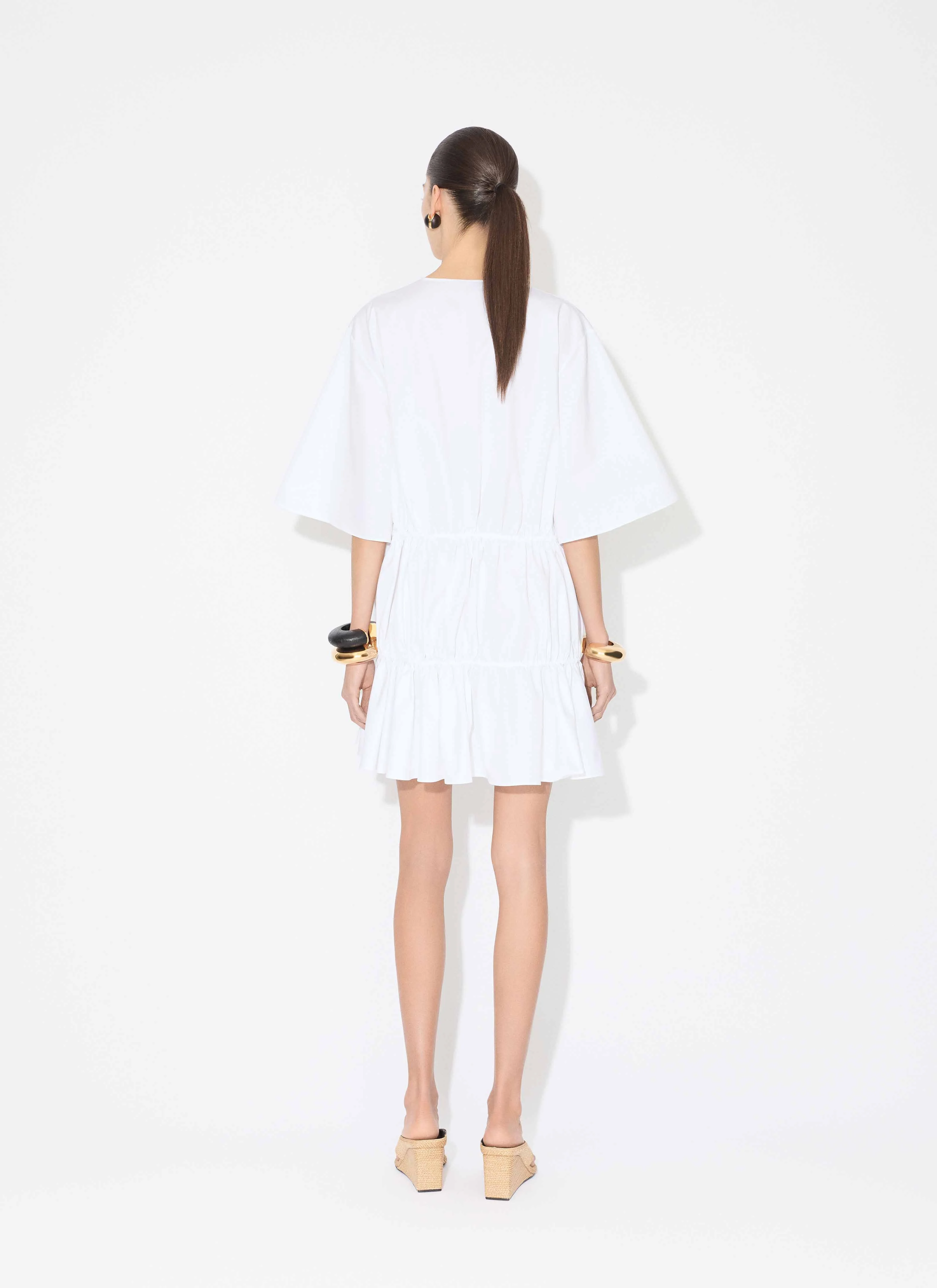 Alaa COTTON POPLIN DRESS - AA9R2659T611B-000 | REVERSIBLE