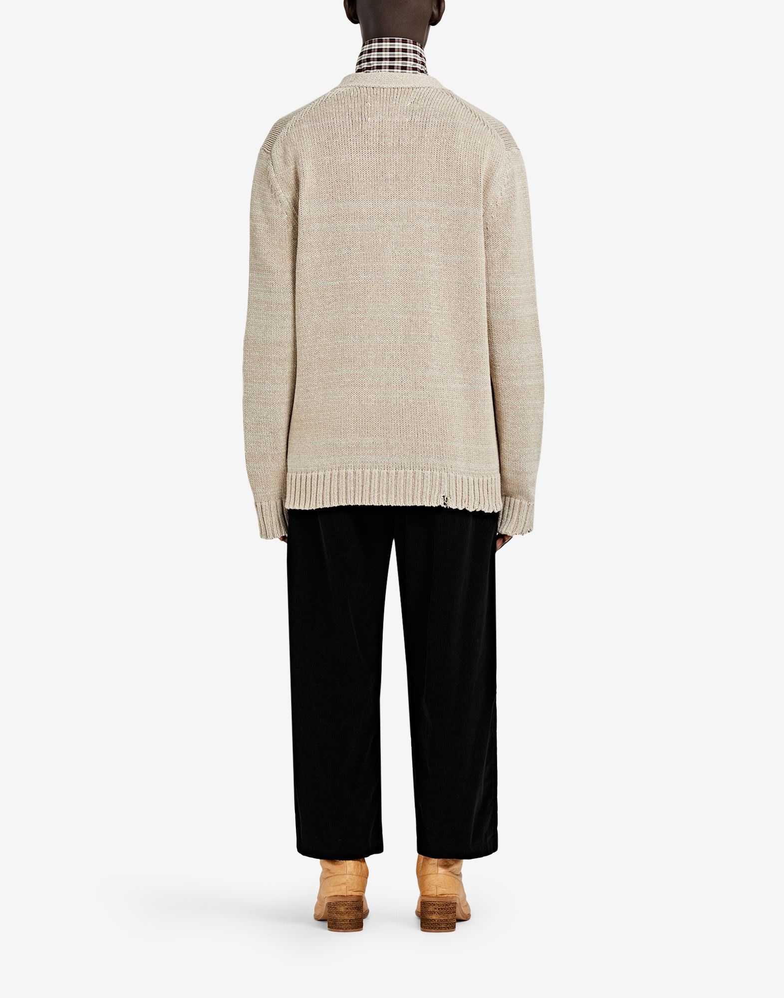 V-neck cardigan - 4