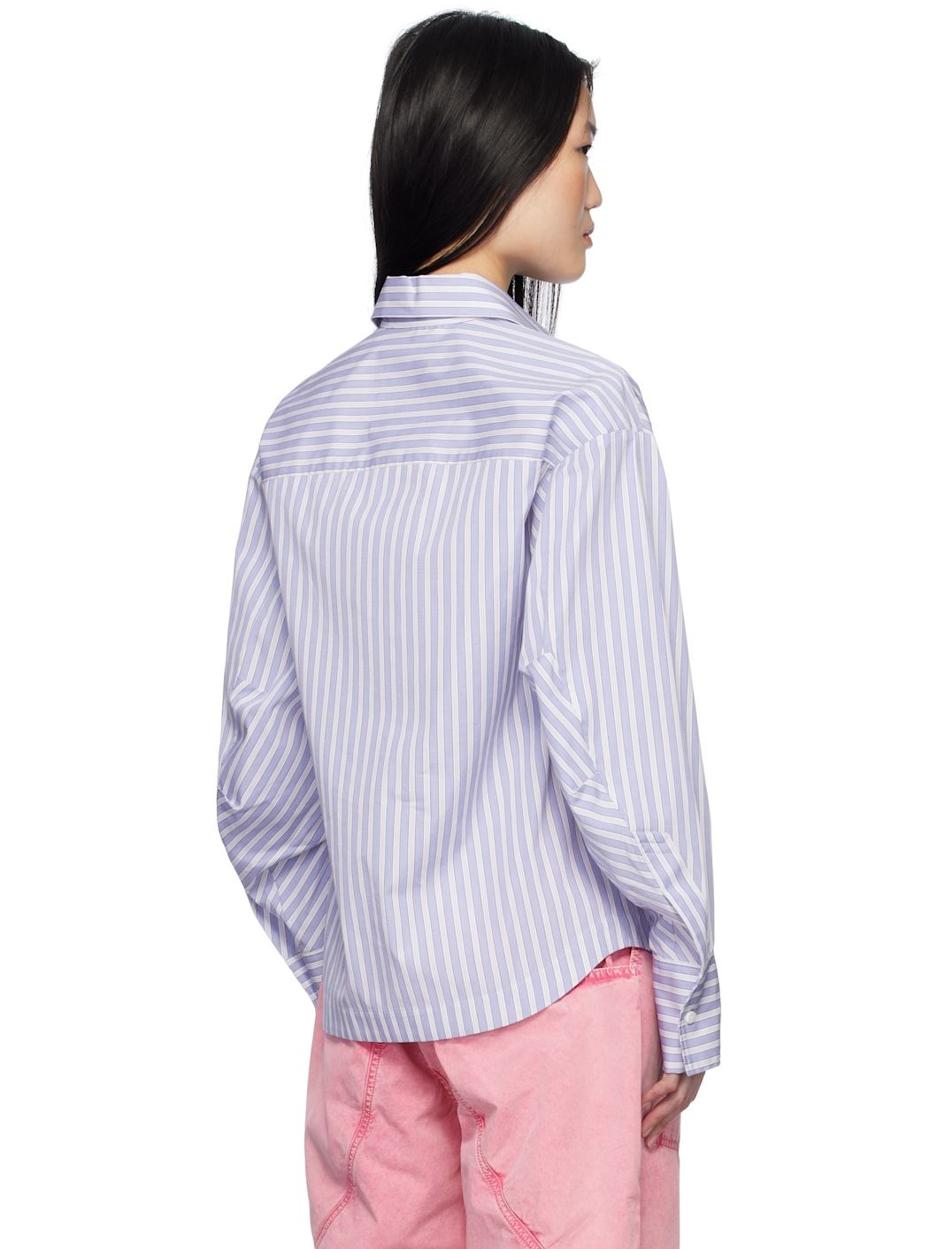 Blue & White Eliza Shirt - 3