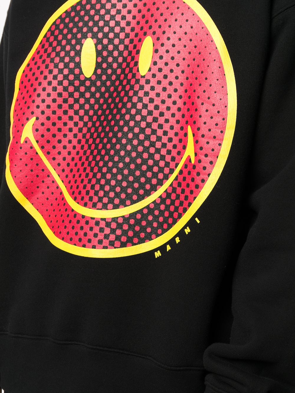 smile-print sweatshirt - 5