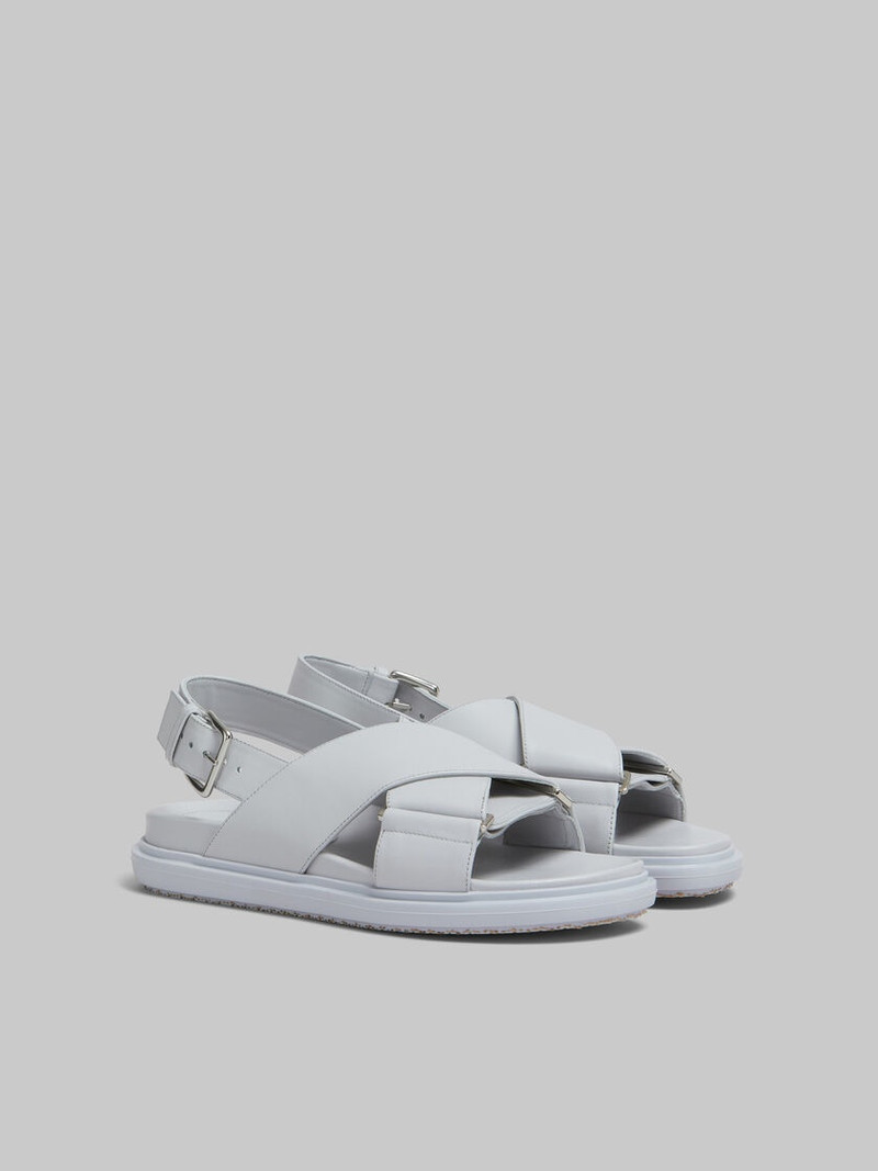 Marni GREY LEATHER FUSSBETT outlook