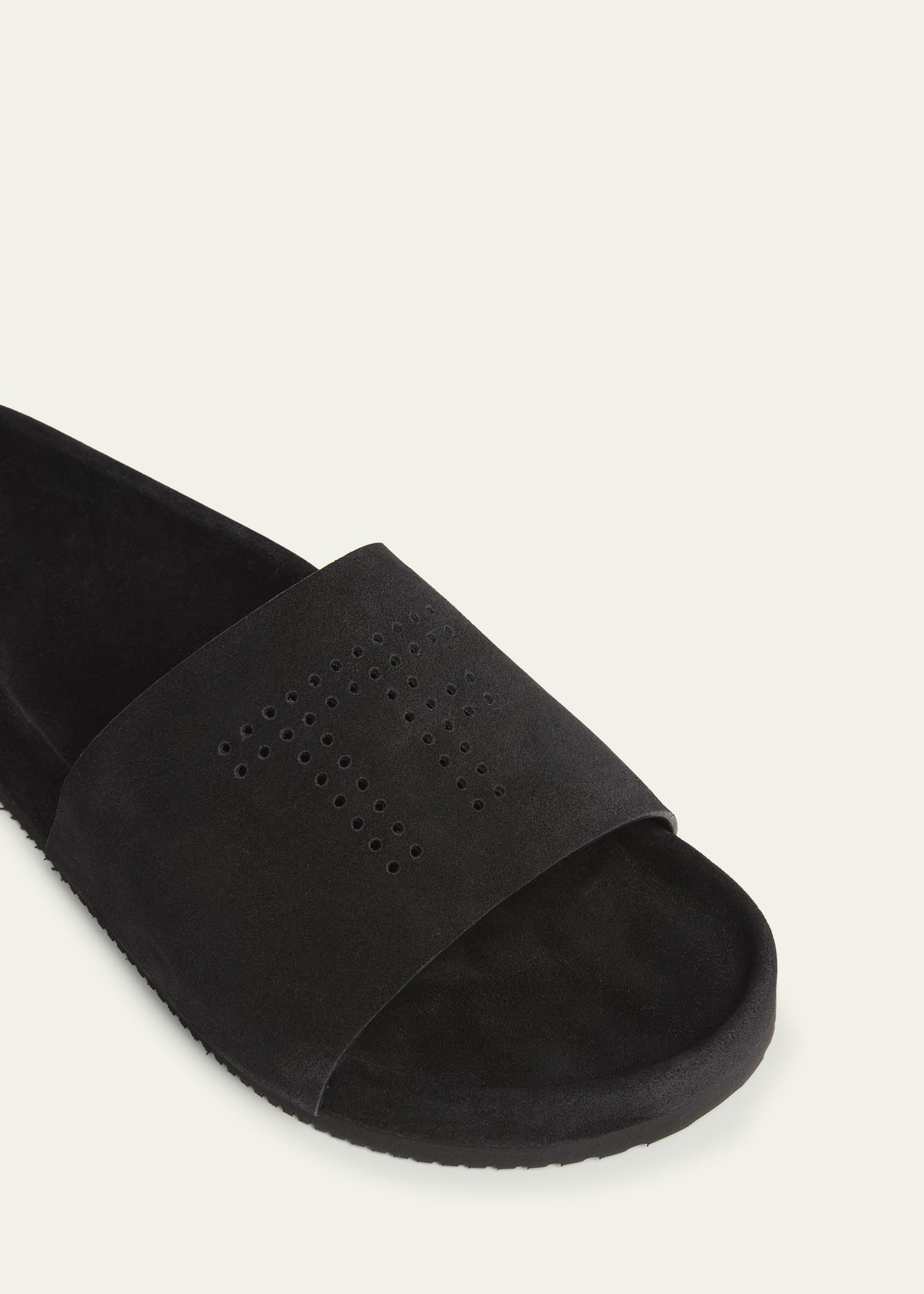 Men's Wicklow Perforated Suede Slides - 5