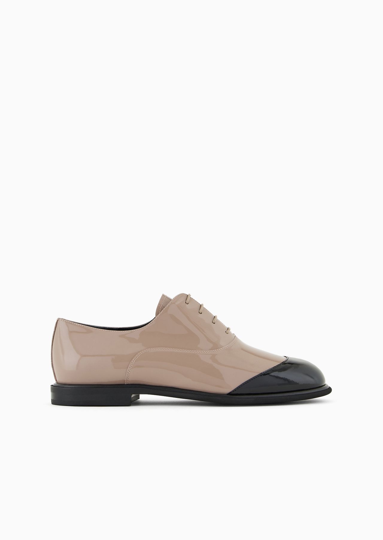 Patent-leather Derby shoes - 1