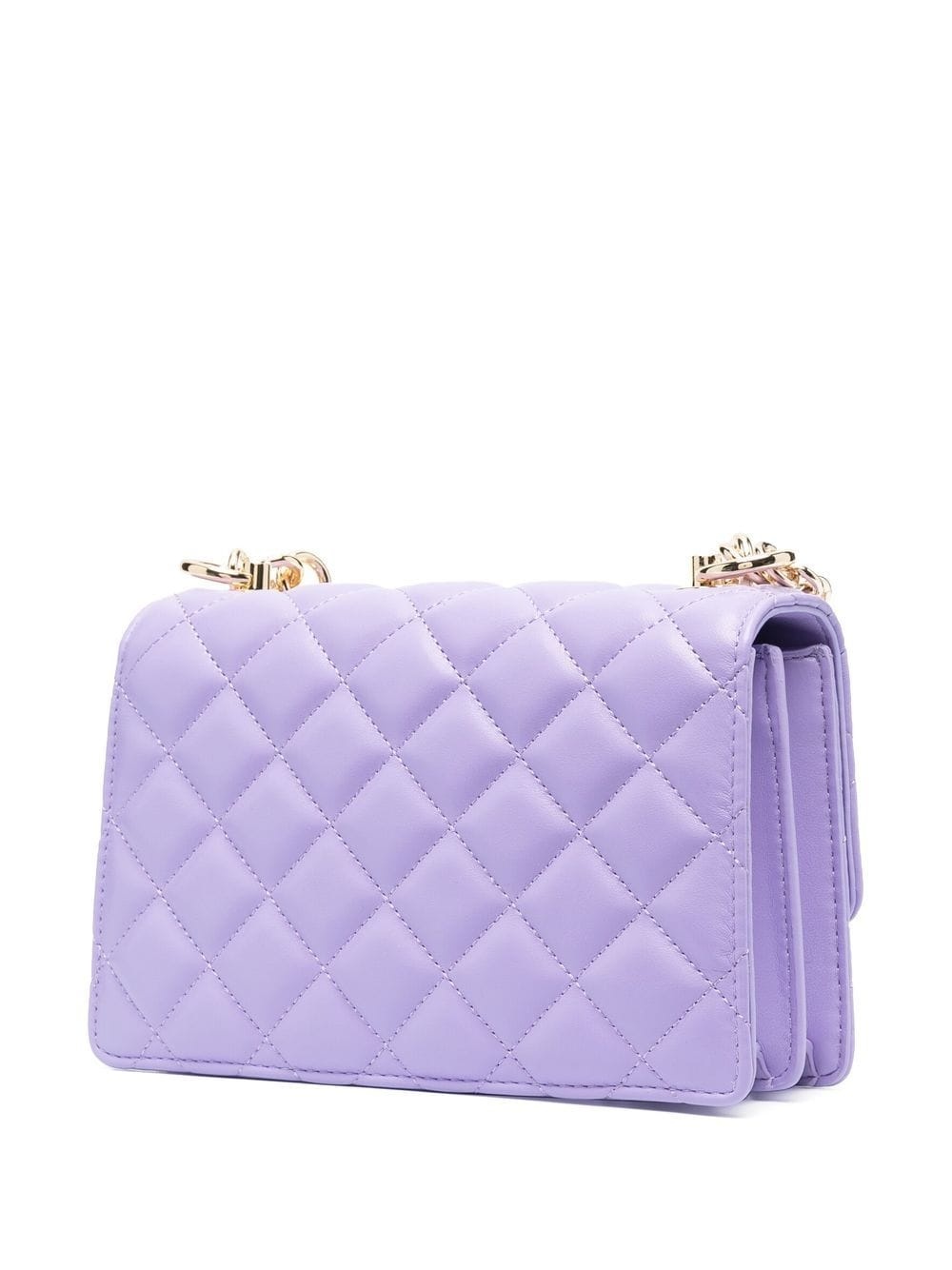 logo-charm quilted bag - 3