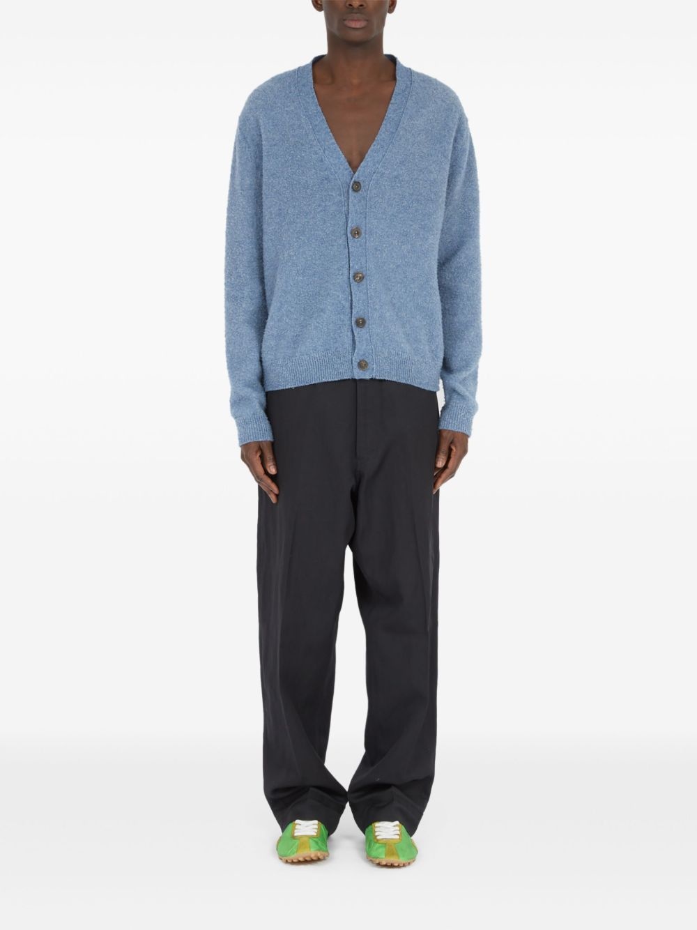 mélange-effect cardigan - 2