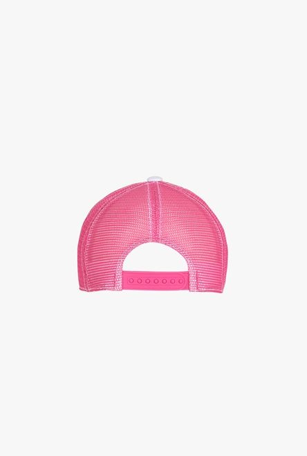 Balmain x Barbie - White cotton cap with pink Balmain Paris logo - 3