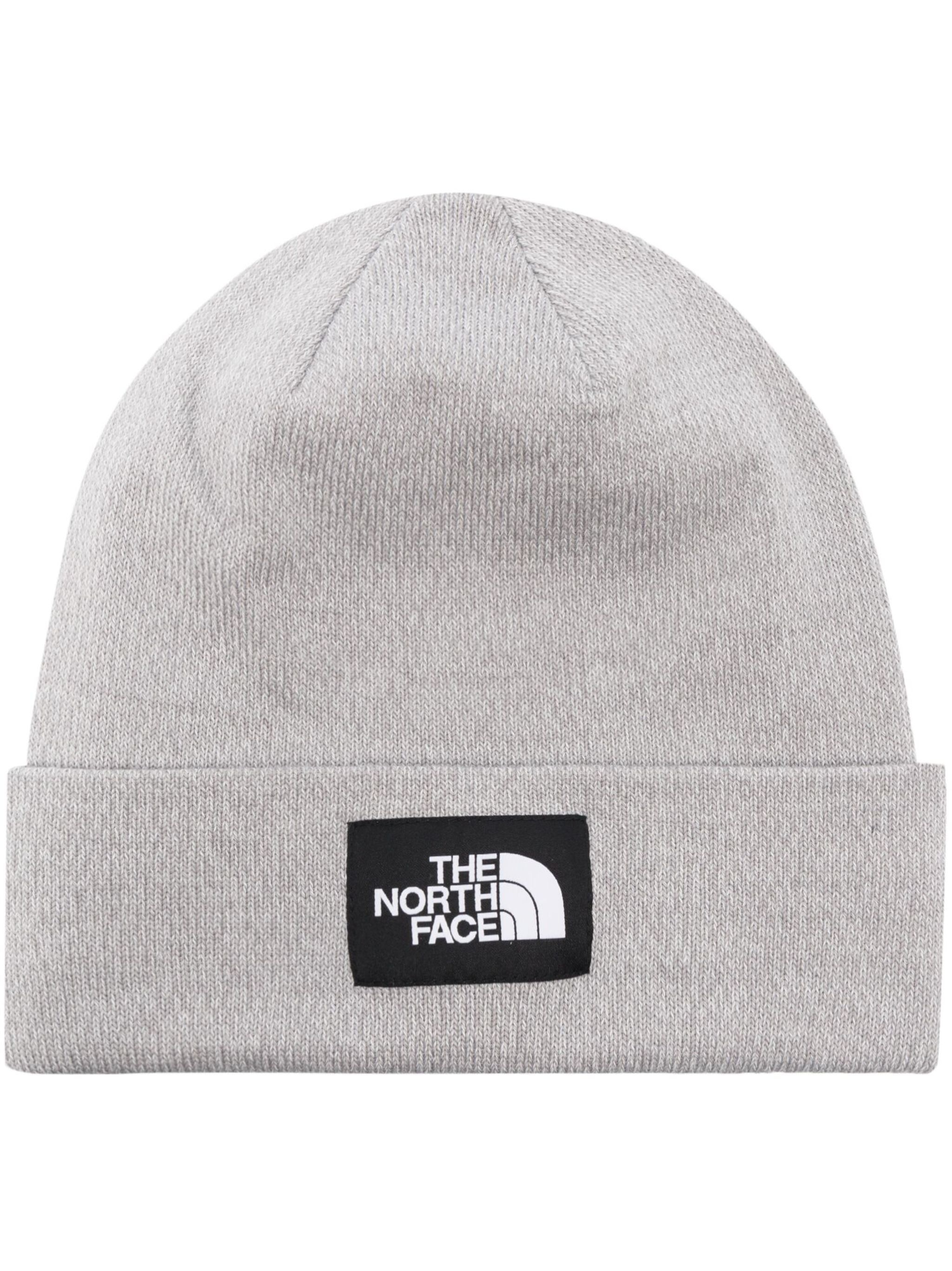 logo-patch knitted beanie - 1
