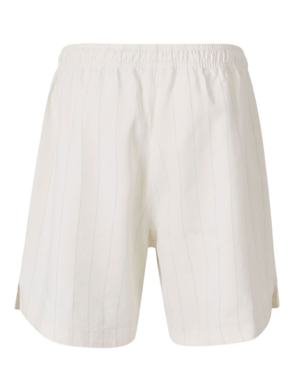 striped linen shorts - 2