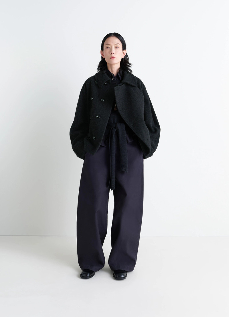 Lemaire SHORT ASYMMETRICAL BATHROBE COAT outlook