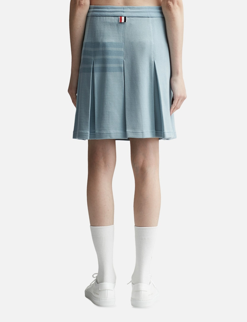 BOX PLEAT SKIRT IN DOUBLE FACE KNIT 3