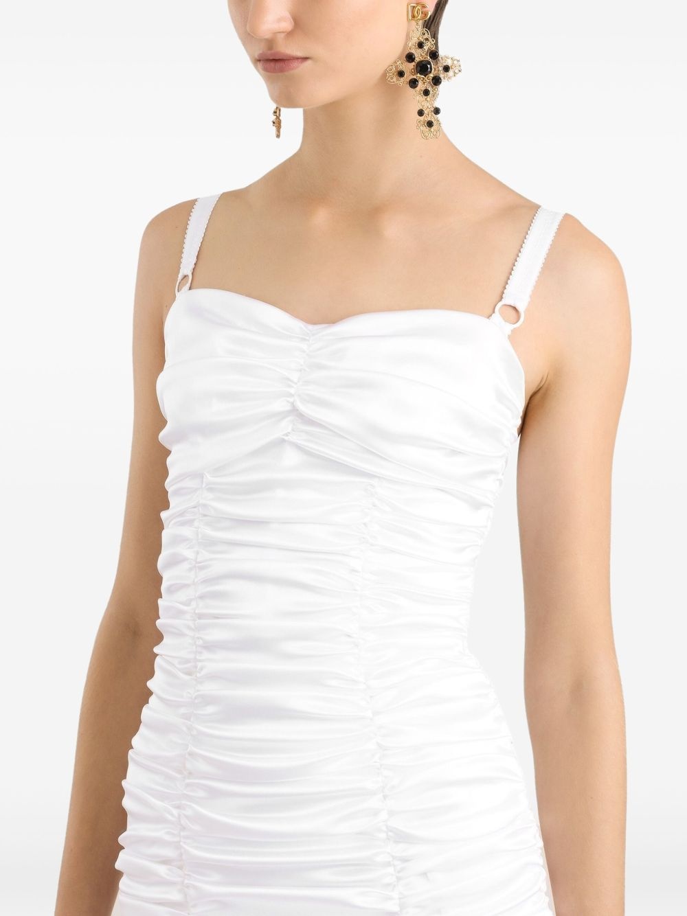 ruched mini dress - 5