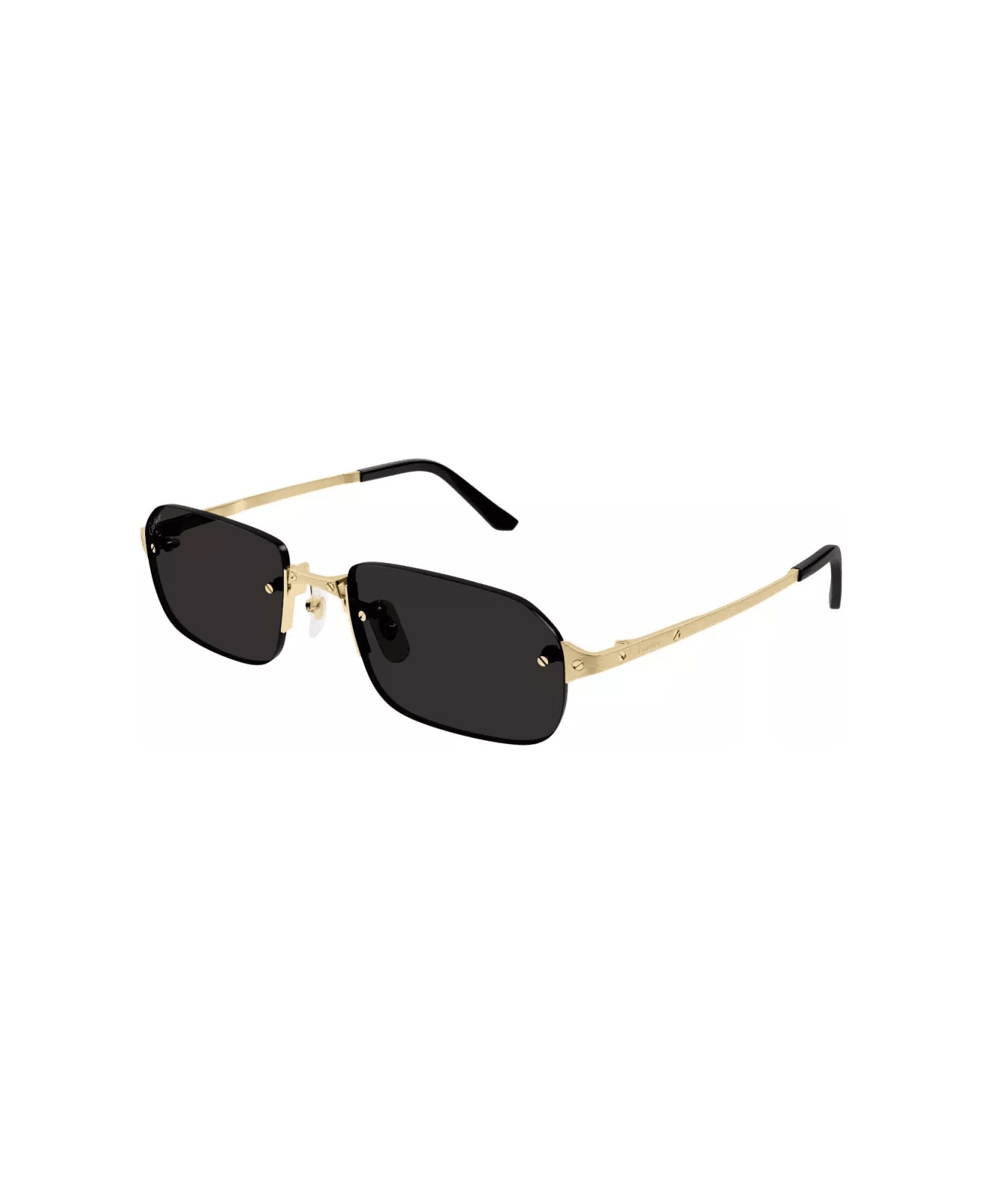 Ct0460s Santos De Cartier 001 Gold Sunglasses - 2