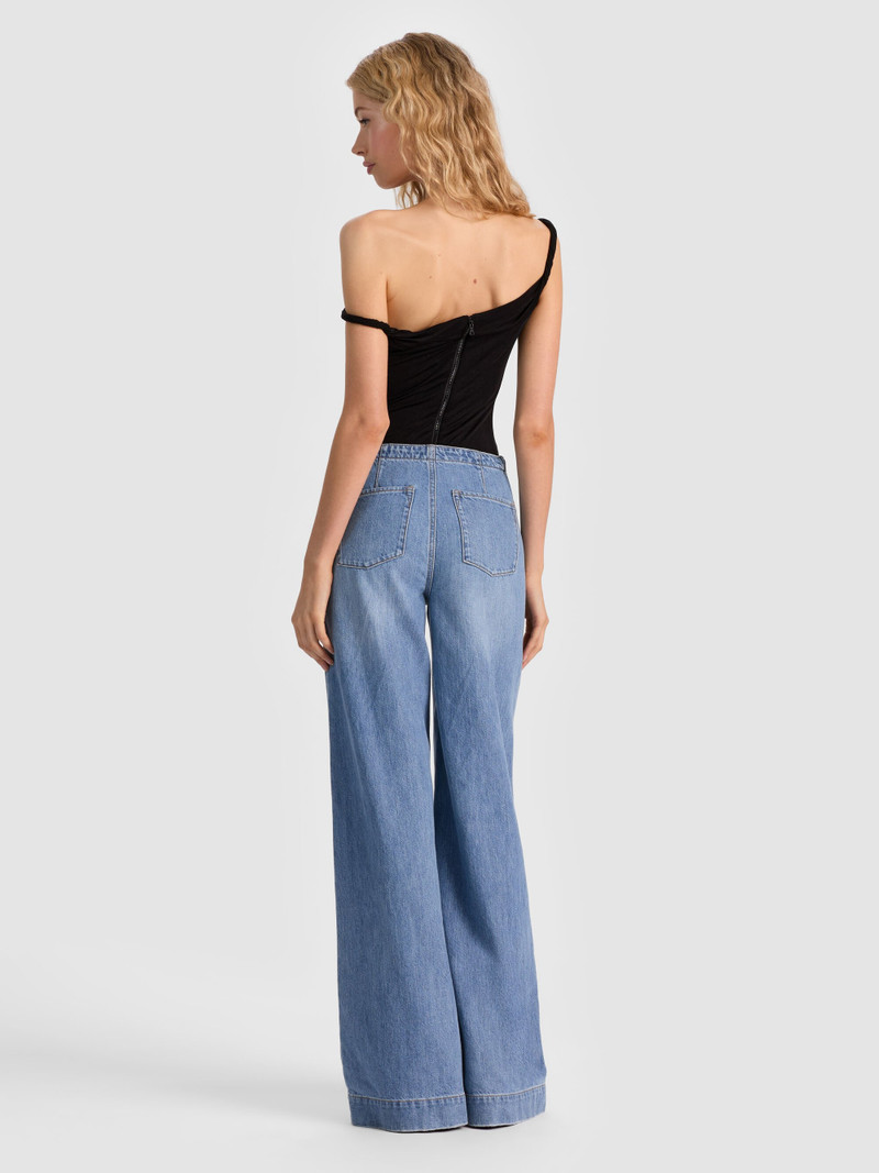 Alice + Olivia BIANCA TWISTED BODYSUIT outlook