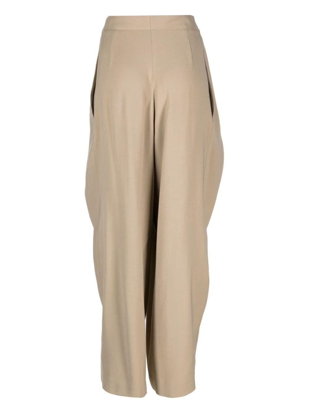 belted wide leg trousers - 2