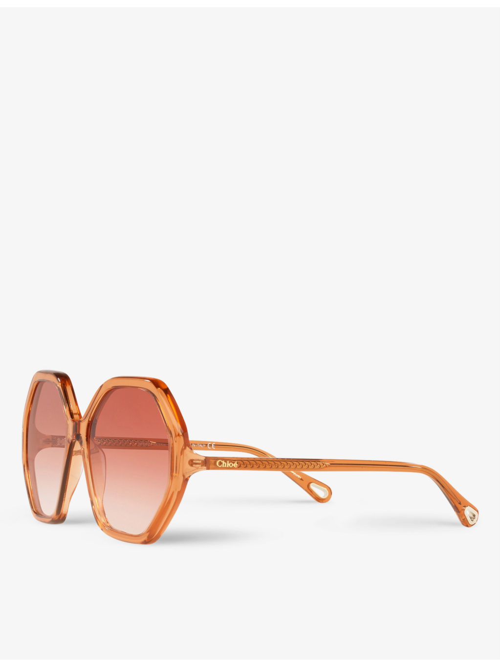 CH0008S acetate geometric-frame sunglasses - 3