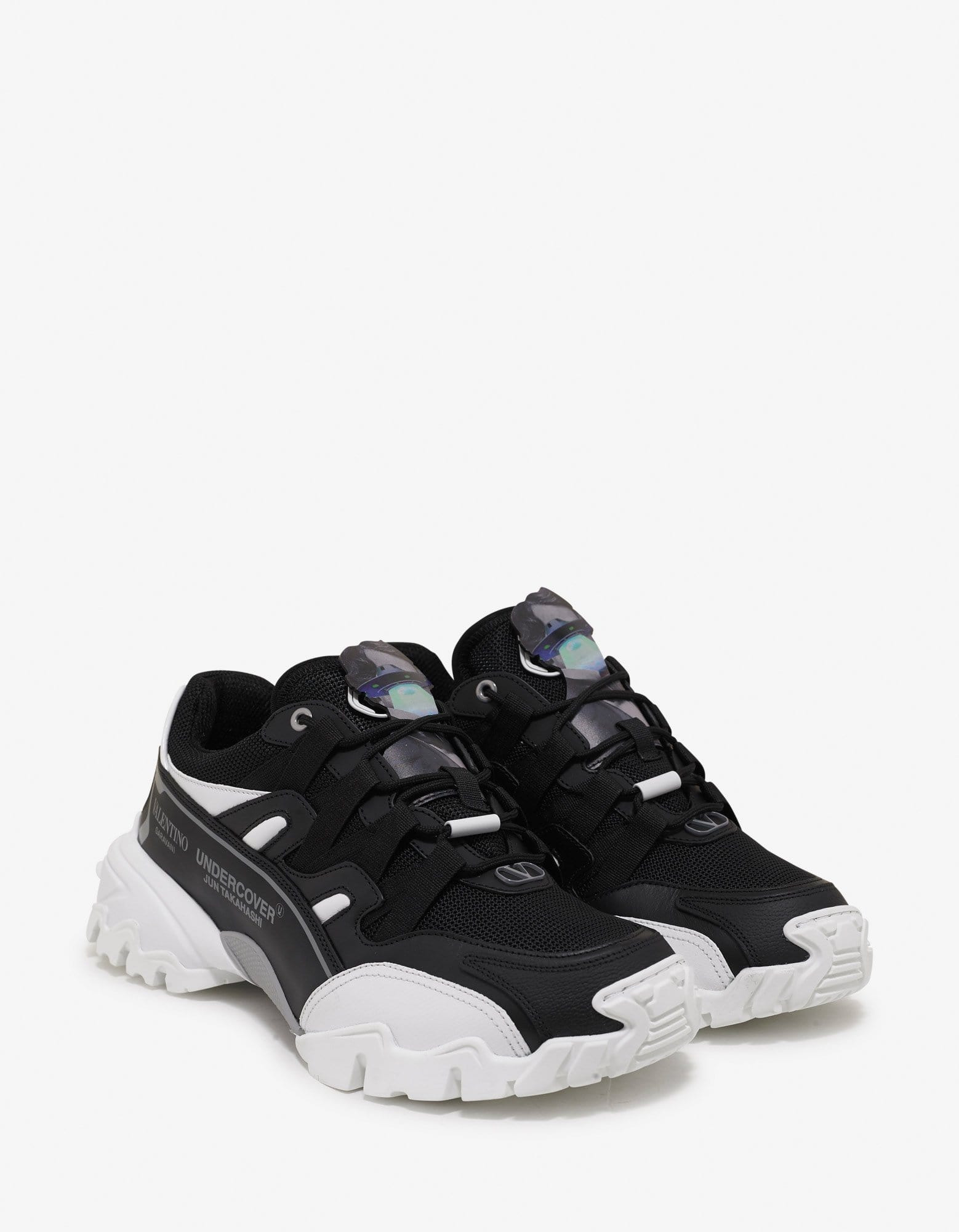 Valentino Undercover Black & White Climbers Trainers - 1