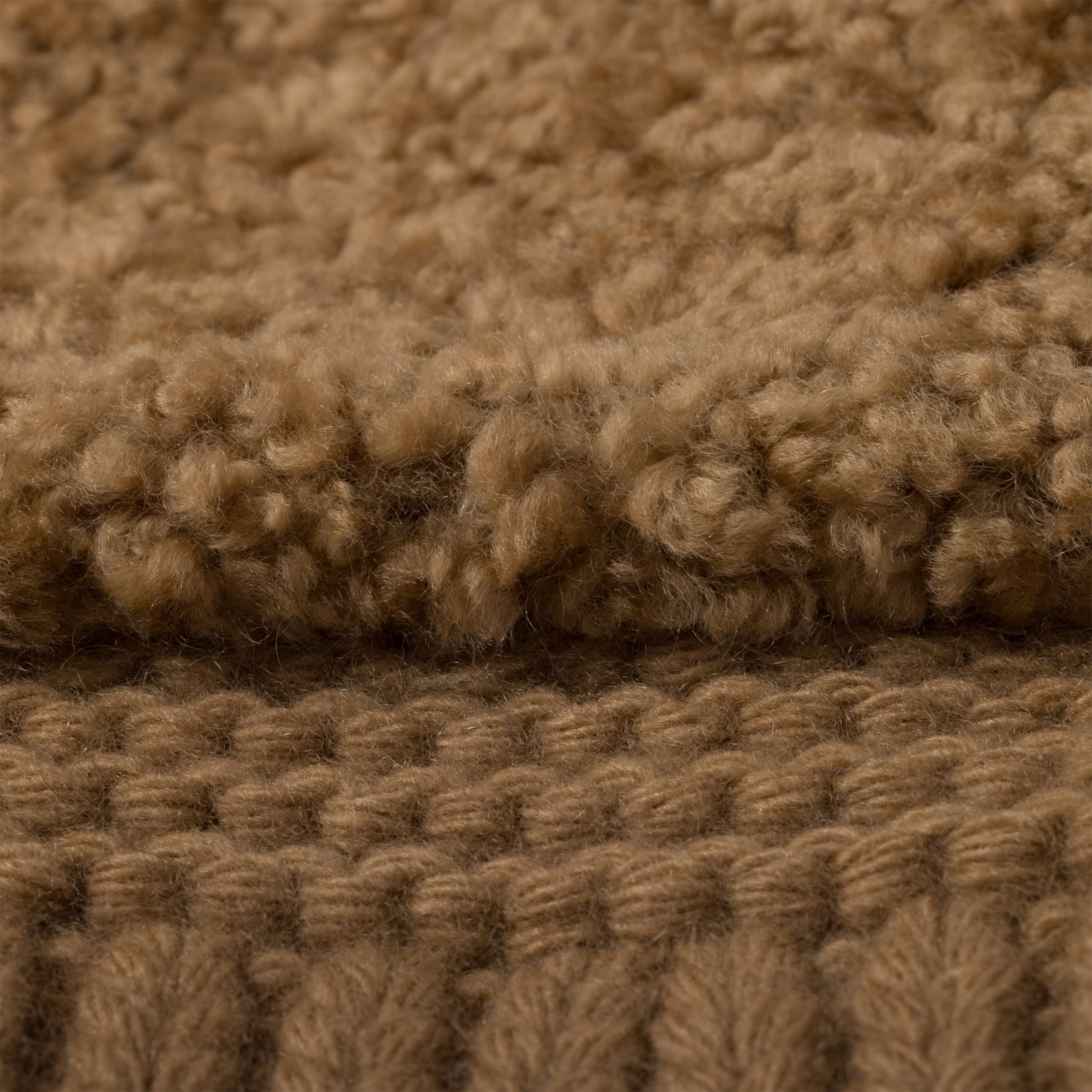 Wool, cashmere and shearling mittens - 2