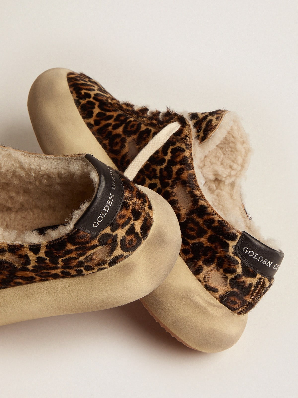Space-Star shoes in animal-print pony skin with shearling lining - 5